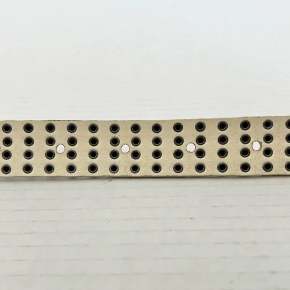 Y2K Inspired Leather Metal Studded Belt Women’s S Goth Punk Rock Distressed - Picture 5 of 10